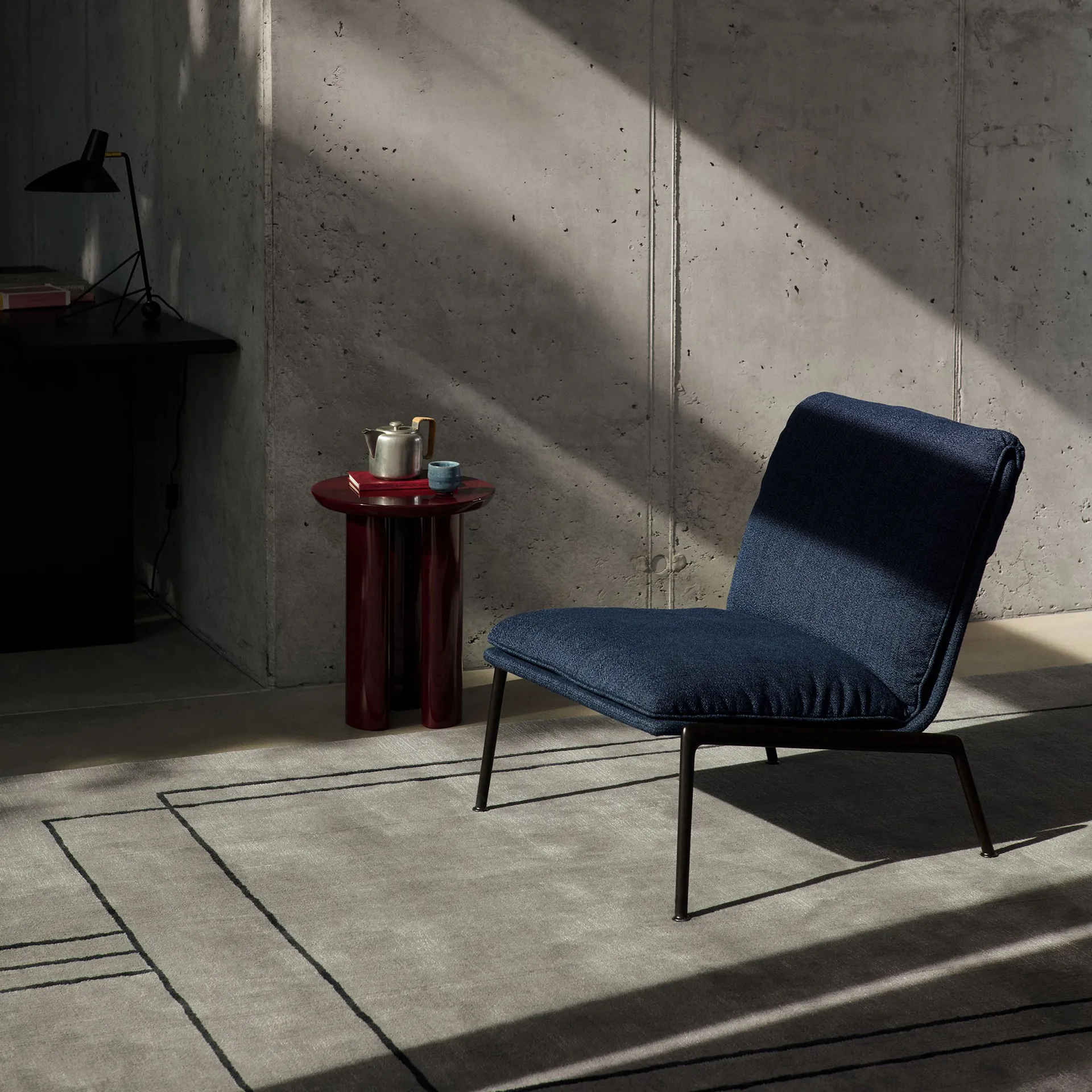 Cruise AP12 matta 200x300 cm, Colombo Grey Blue &Tradition