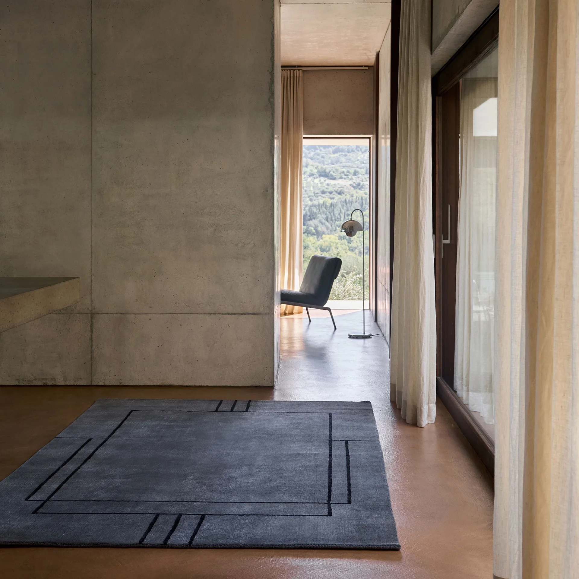 Cruise AP23 matta 170x240 cm, Colombo Grey Blue &Tradition