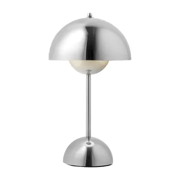 Flowerpot portabel bordslampa VP9 - Chrome - &Tradition