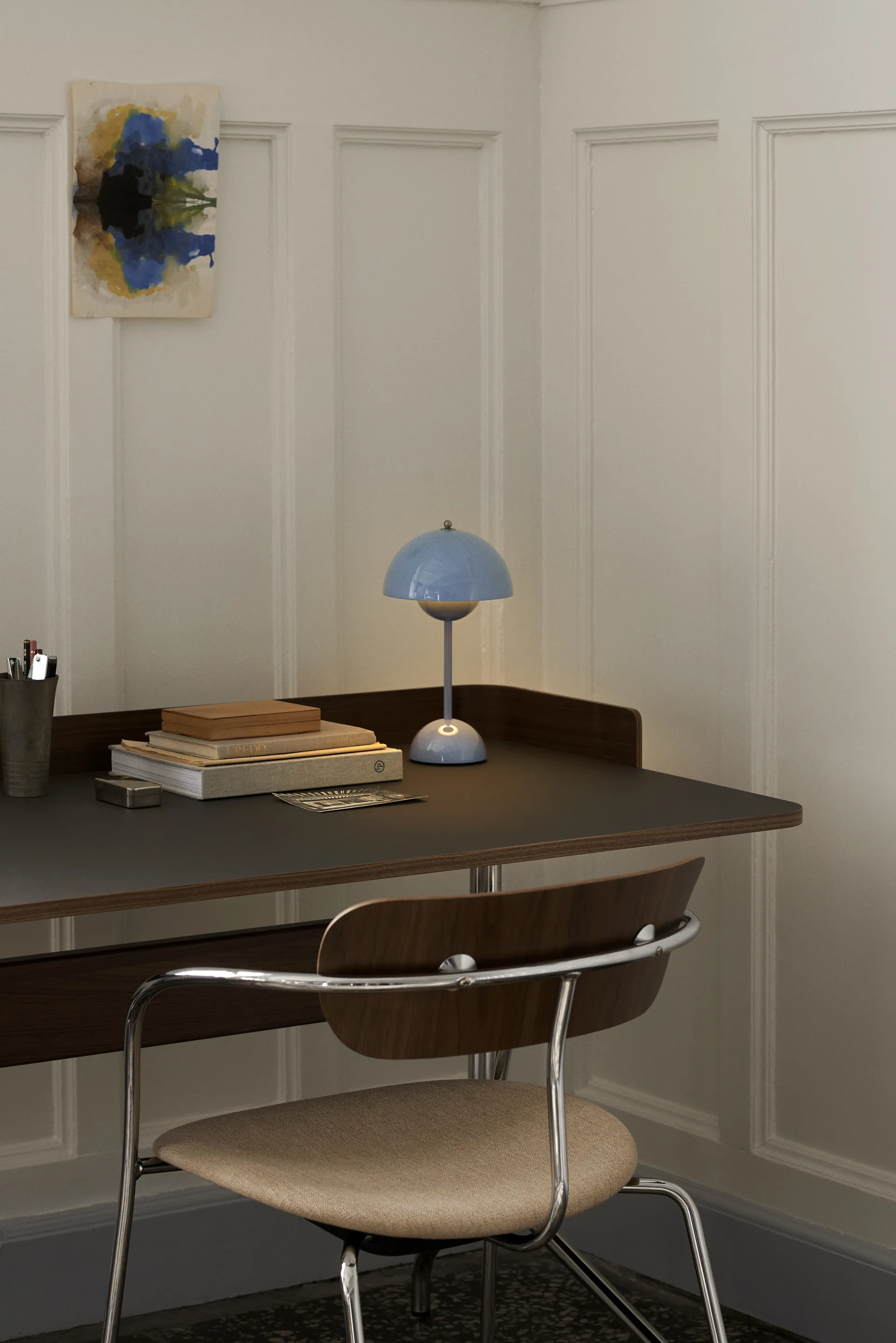 Flowerpot portabel bordslampa VP9, ljusblå &Tradition