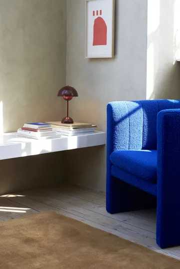 Flowerpot portabel bordslampa VP9 - röd_brun - &Tradition