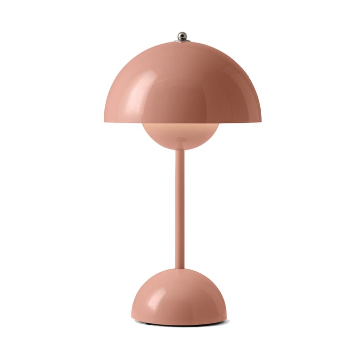 Flowerpot portable bordslampa VP9, beige-röd &Tradition