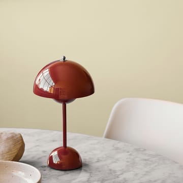 Flowerpot portable bordslampa VP9 - röd_brun - &Tradition
