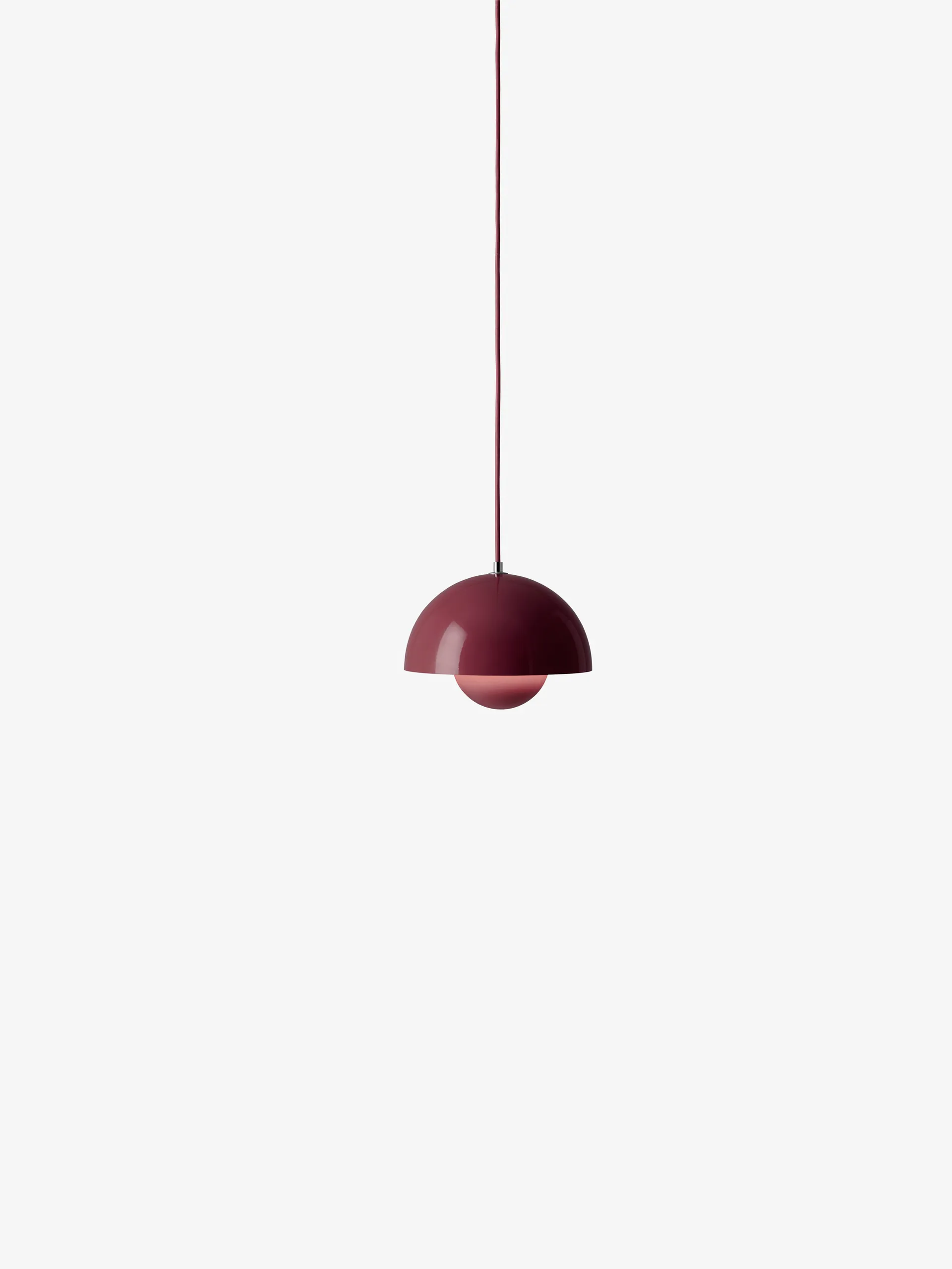 Flowerpot VP1 pendel, Dark plum &Tradition
