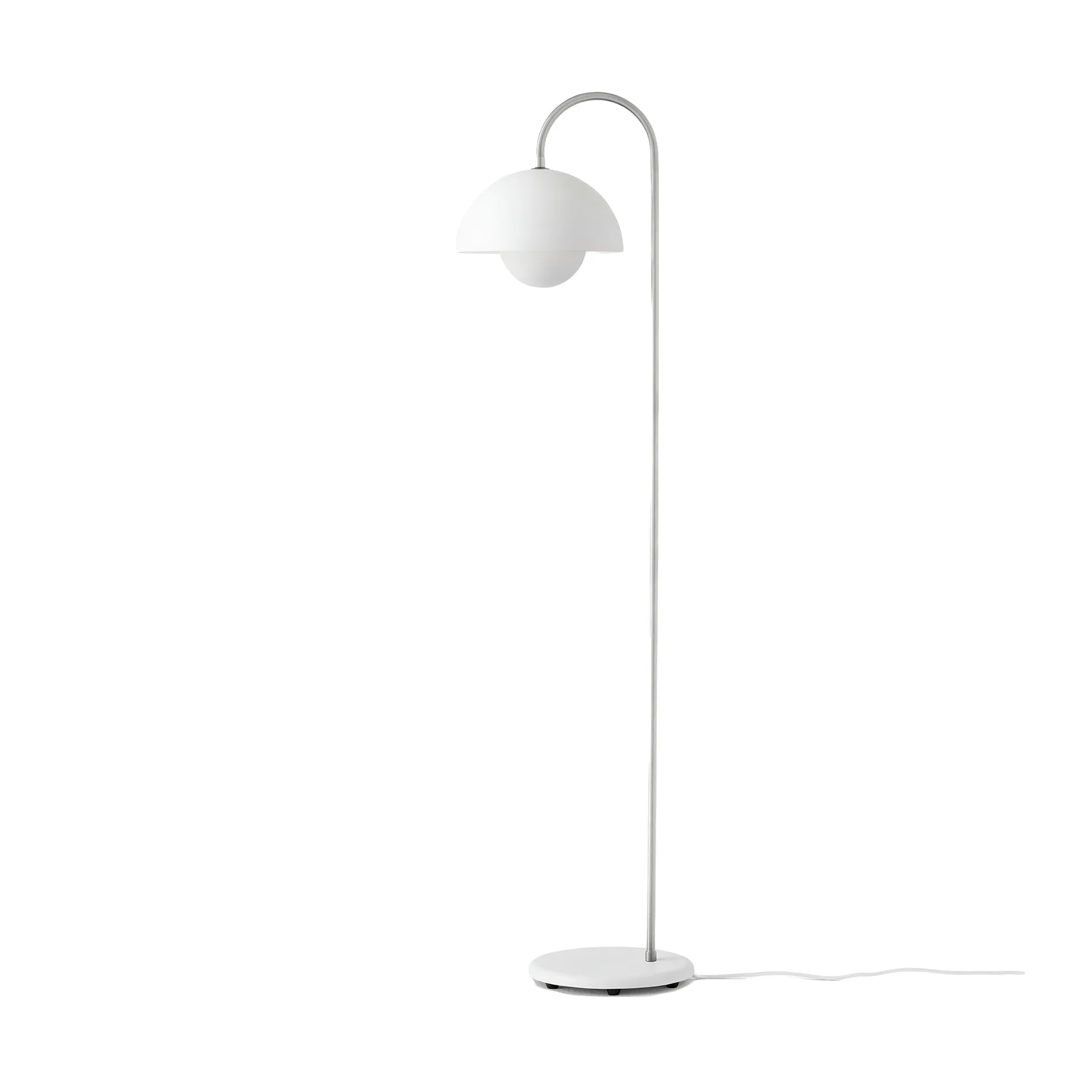 Flowerpot VP12 golvlampa, Matt white &Tradition