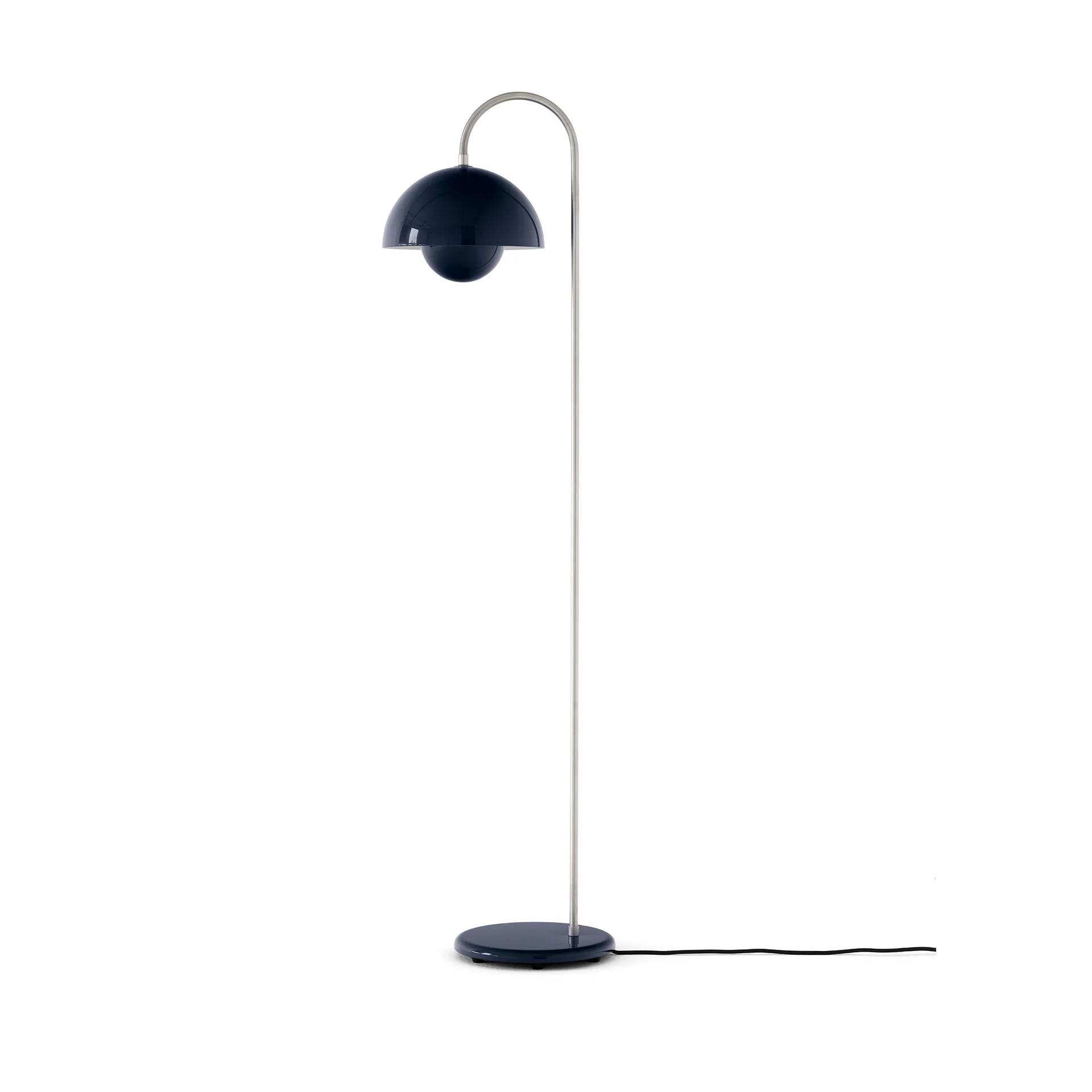 Flowerpot VP12 golvlampa, Steel blue &Tradition
