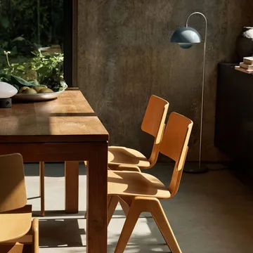 Flowerpot VP12 golvlampa - Stone blue - &Tradition
