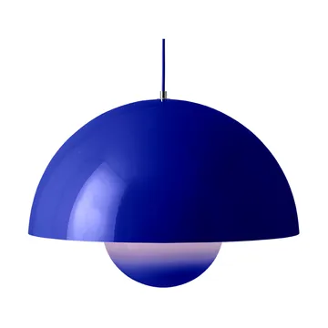 Flowerpot VP2 pendel stor - Cobalt blue - &Tradition