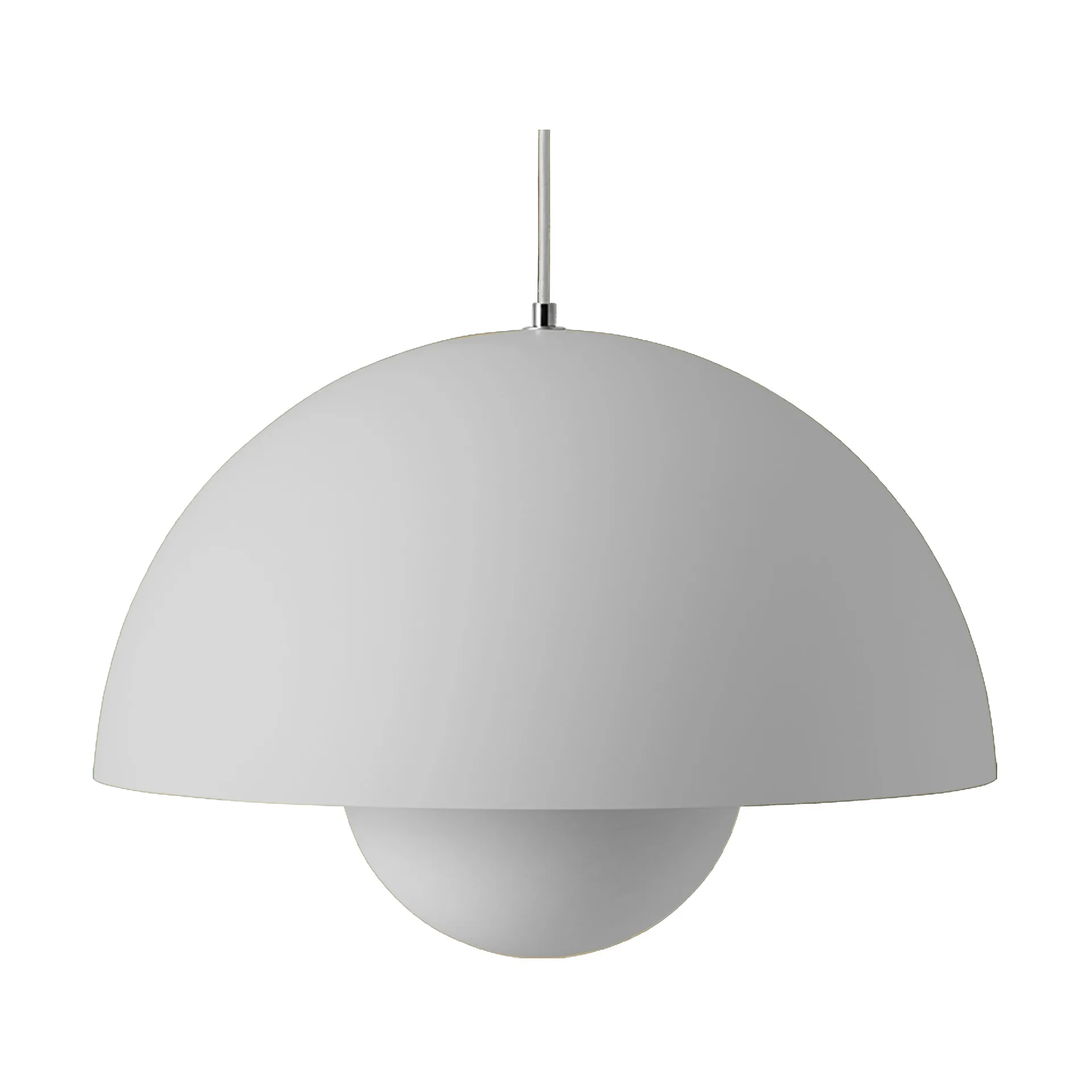 Flowerpot VP2 pendel stor, Matt light grey &Tradition