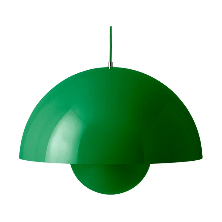 Flowerpot VP2 pendel stor - Signal green - &Tradition