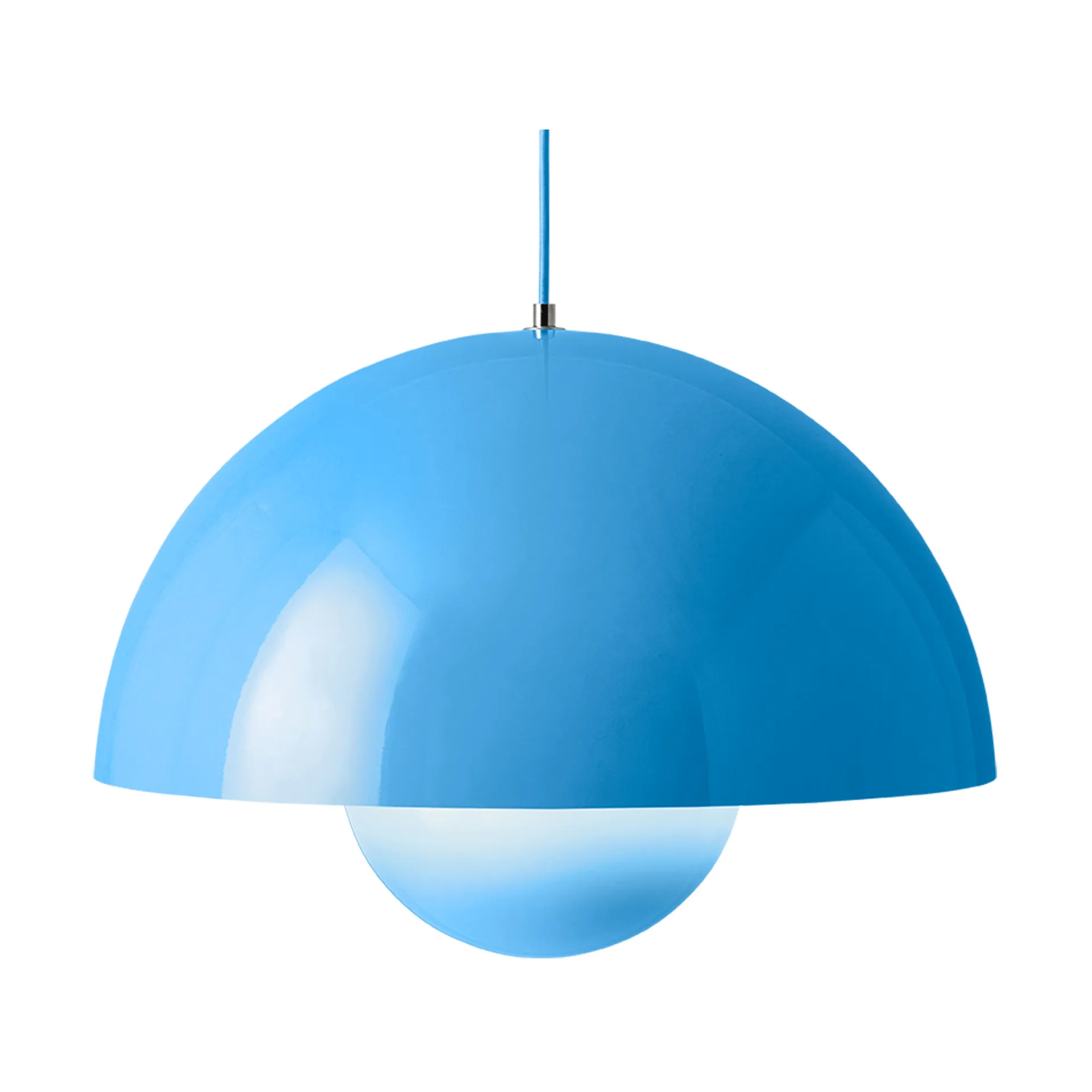 Flowerpot VP2 pendel stor, Swim blue &Tradition