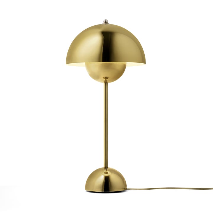 Flowerpot VP3 bordslampa - Brass-plated - &Tradition