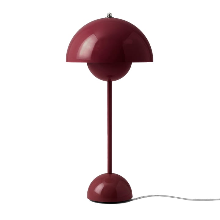 Flowerpot VP3 bordslampa - Dark plum - &Tradition