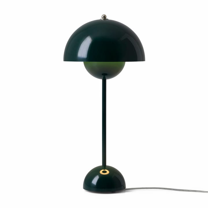 Flowerpot VP3 bordslampa, mörkgrön &Tradition