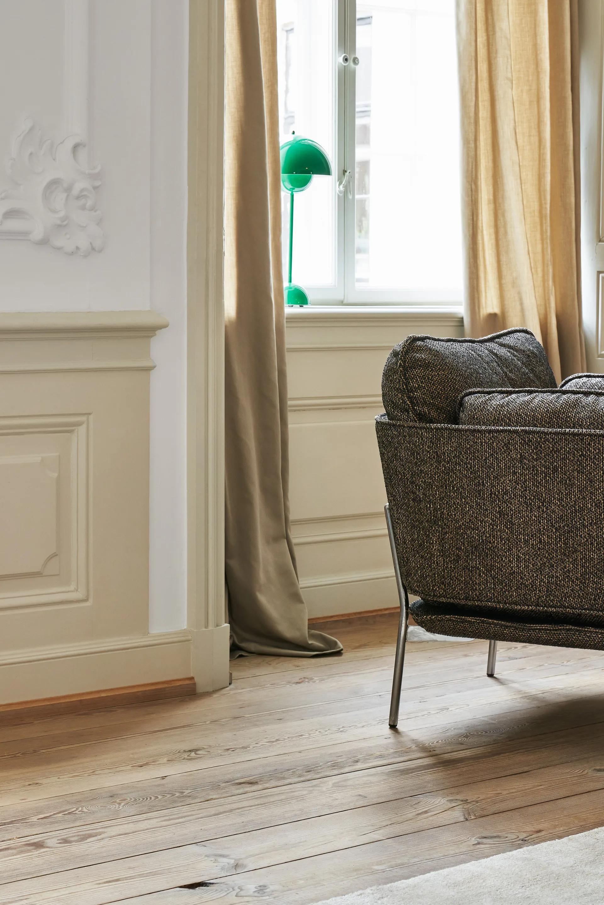 Flowerpot VP3 bordslampa, Signal green &Tradition