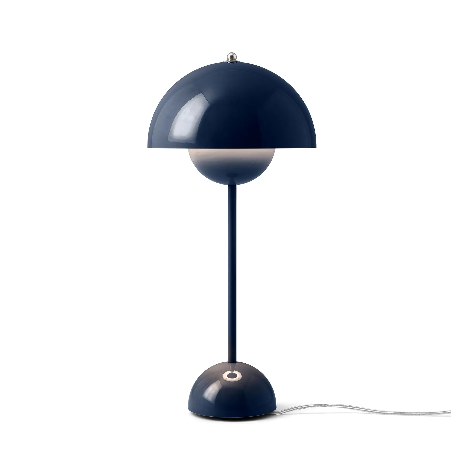 Flowerpot VP3 bordslampa, Steel blue &Tradition
