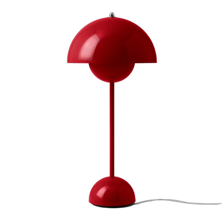 Flowerpot VP3 bordslampa - Vermilion red - &Tradition