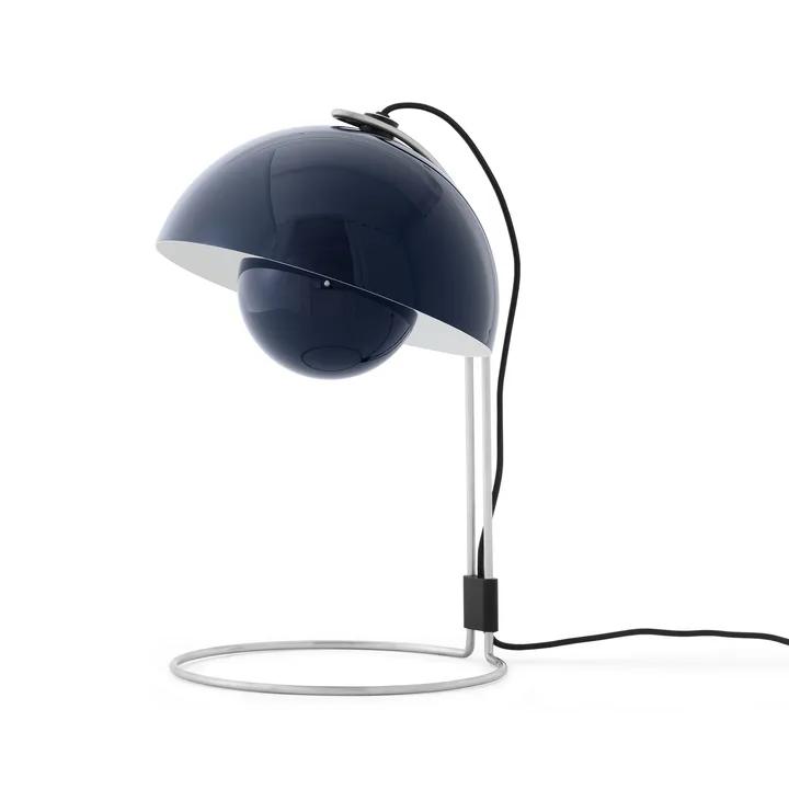 Flowerpot VP4 bordslampa - Steel blue - &Tradition