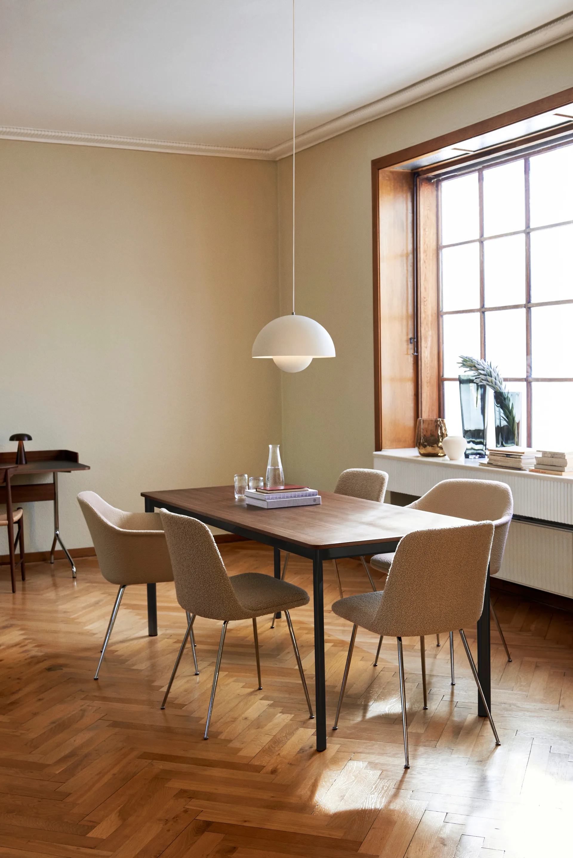 Flowerpot VP7 pendel, Matt vit &Tradition