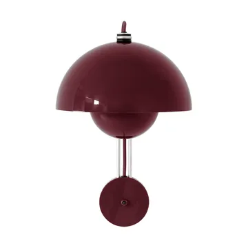Flowerpot VP8 vägglampa - Dark plum - &Tradition