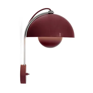 Flowerpot VP8 vägglampa - Dark plum - &Tradition