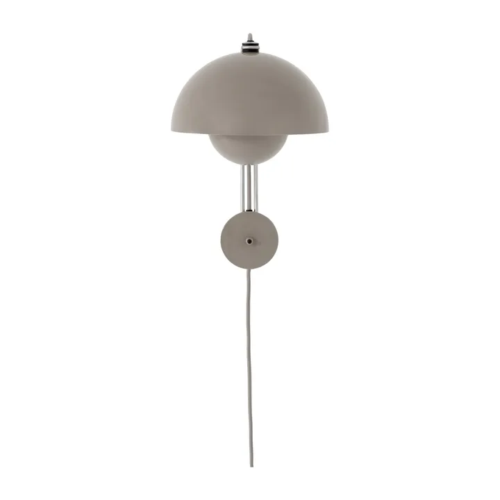 Flowerpot VP8 vägglampa - Grey beige - &Tradition