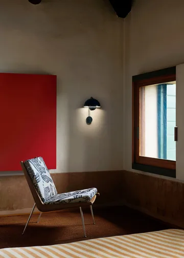 Flowerpot VP8 vägglampa - Steel blue - &Tradition