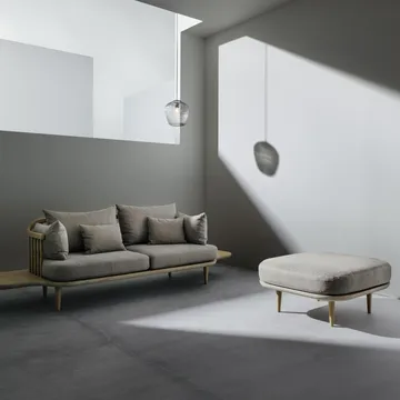 Fly sittpuff SC9 - ljus oljad ek-beige tyg - &Tradition