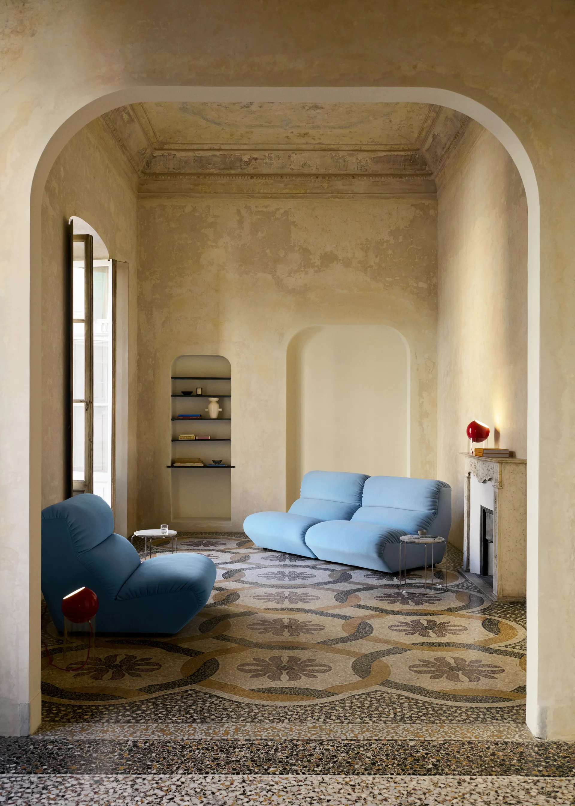 Hi Lo AV54 modulsoffa mittmodul, Gentle 0733 &Tradition