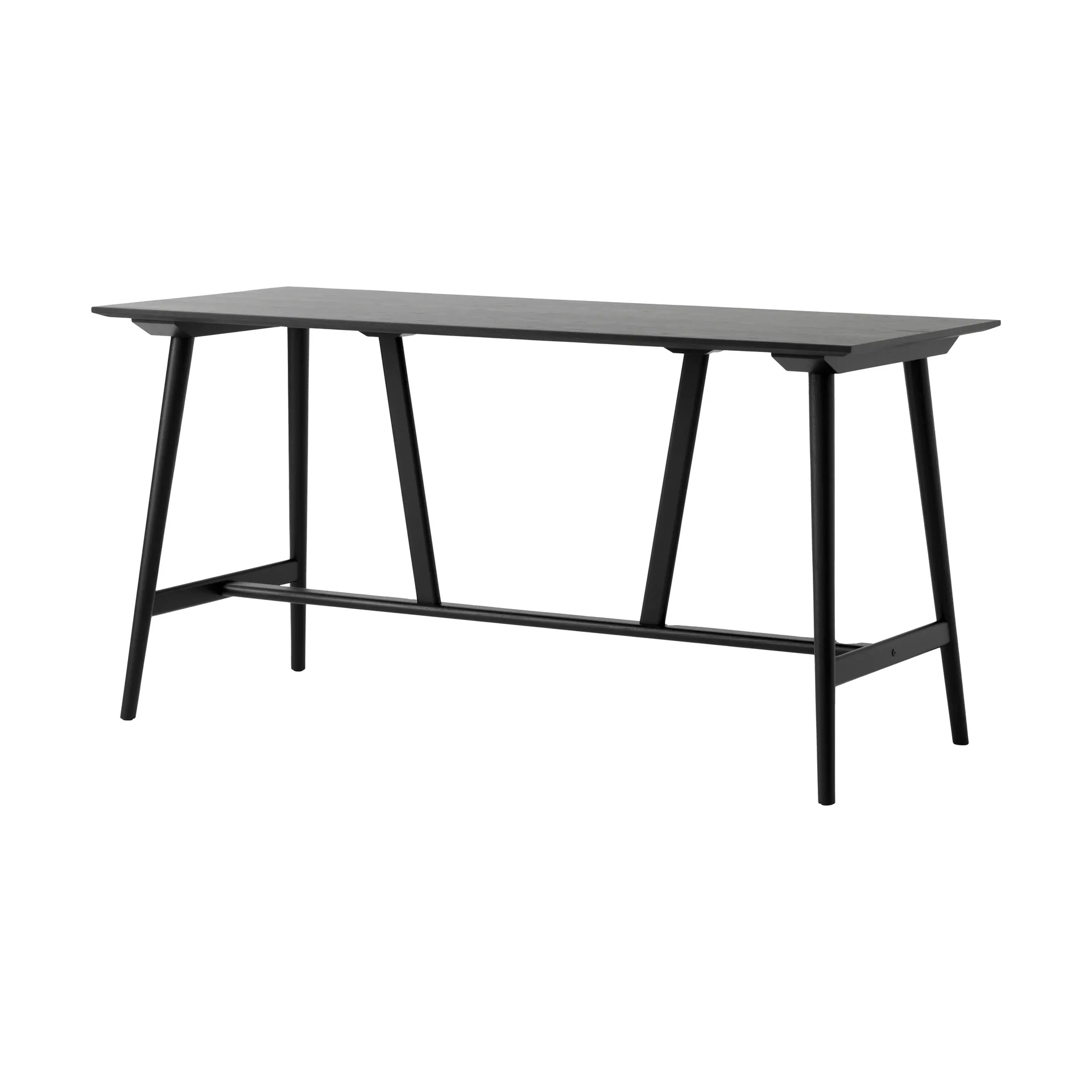 In Between SK26 Counter Table barbord 190x80x95 cm, Svartlackad ek &Tradition