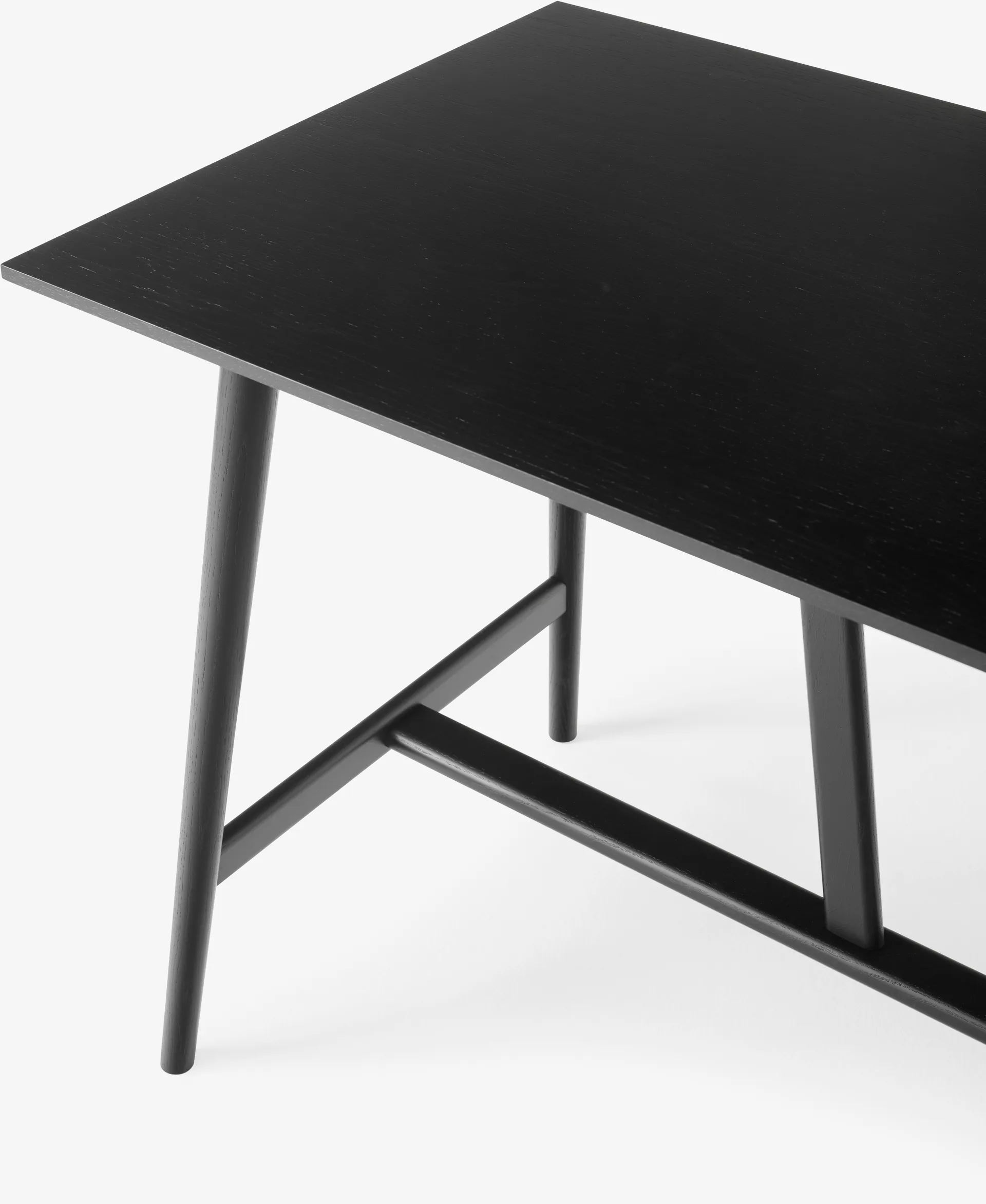 In Between SK26 Counter Table barbord 190x80x95 cm, Svartlackad ek &Tradition