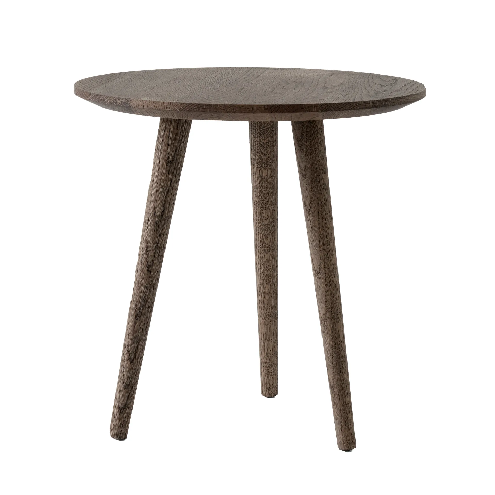 In Between soffbord SK13 Ø48 cm, Smoked oiled oak &Tradition