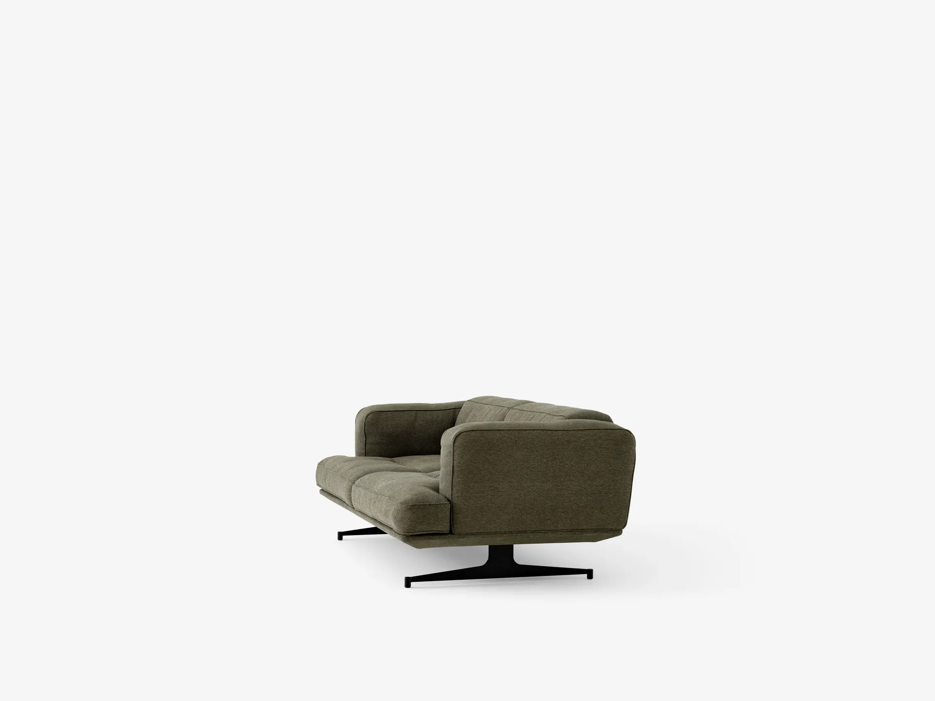 Inland AV22 soffa 2-sits, Clay 0014-warm black &Tradition