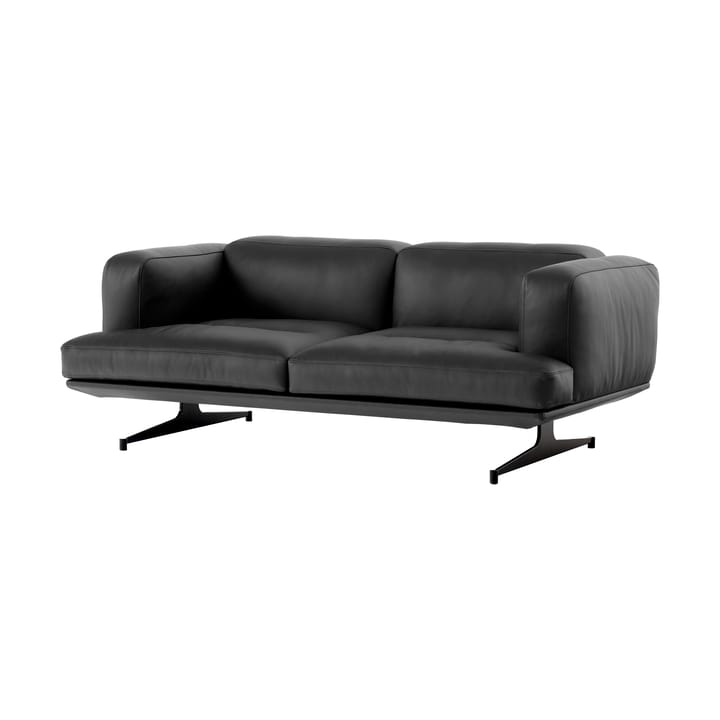 Inland AV22 soffa 2-sits - Noble läder svart-warm black - &Tradition