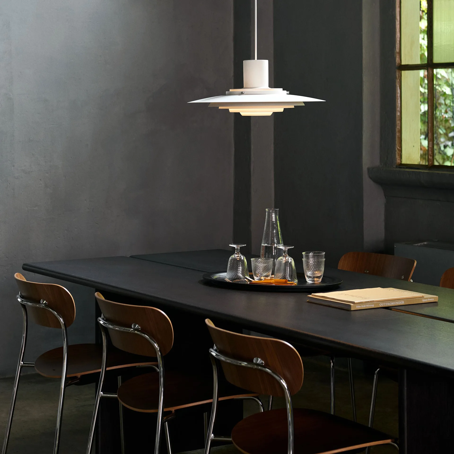 Ita OS2 matbord 95x260 cm, Dark stained oak &Tradition