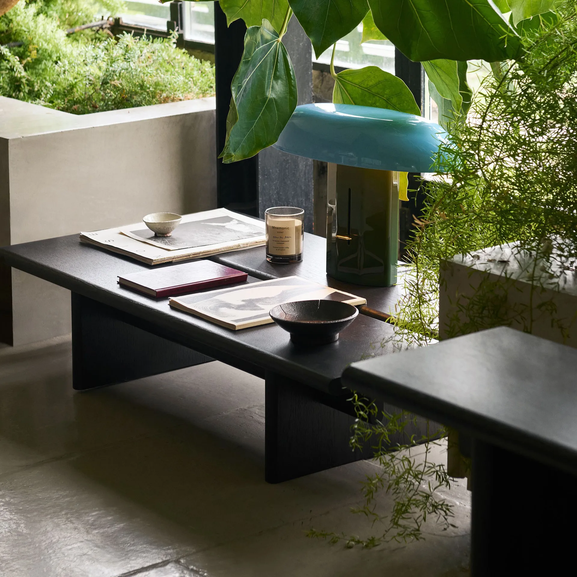 Ita OS3 soffbord 60x110 cm, Dark stained oak &Tradition