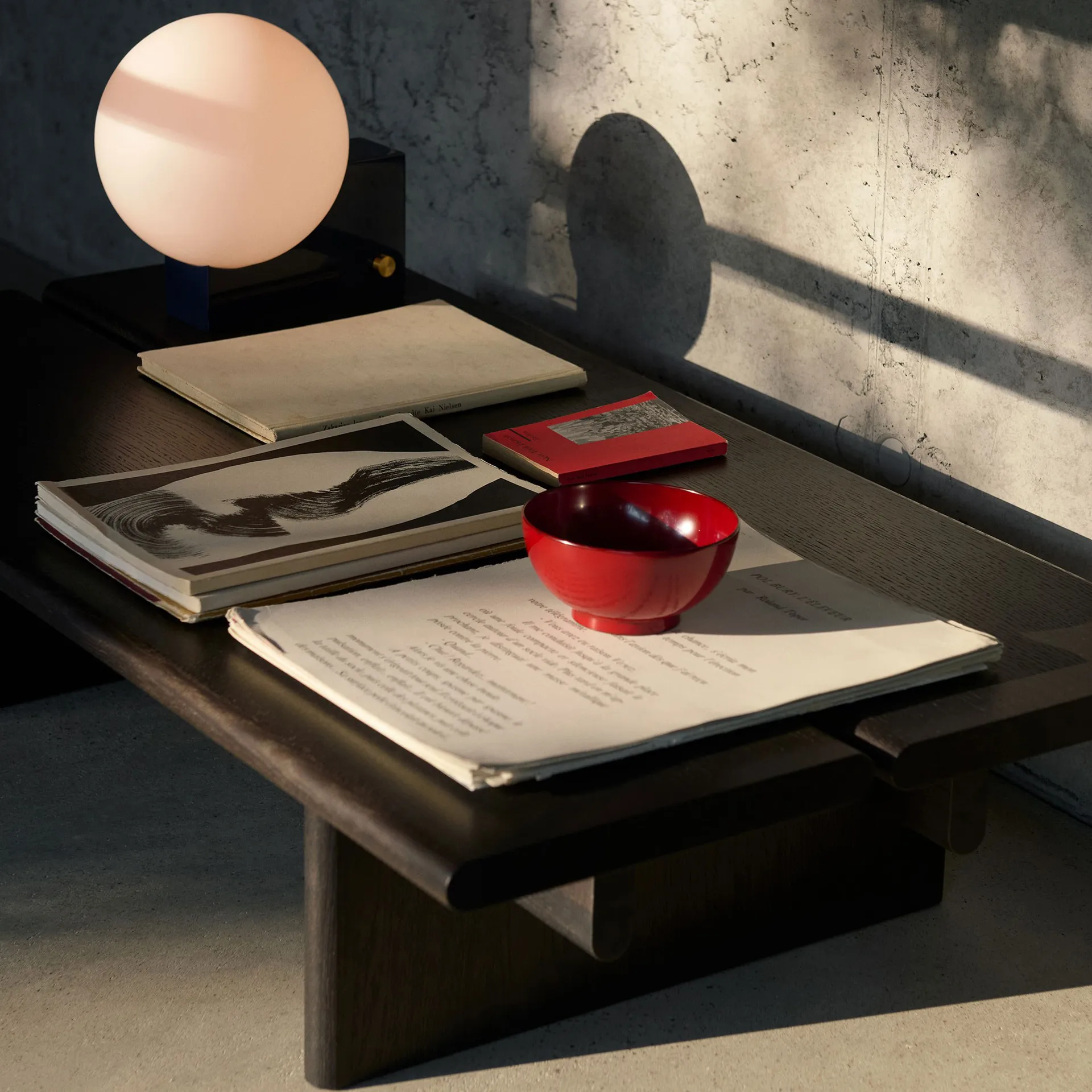 Journey SHY1 bordslampa/vägglampa, Steel blue &Tradition