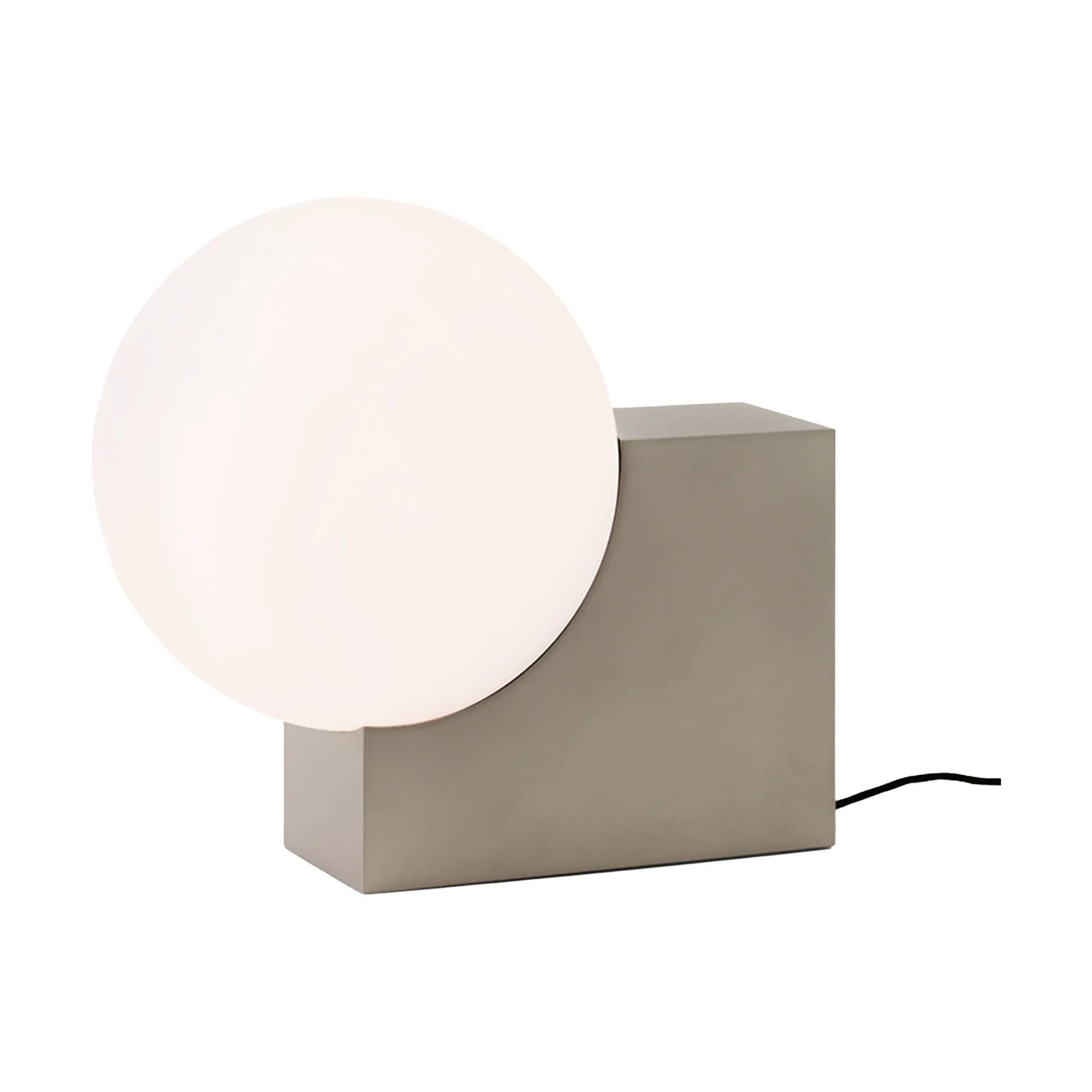 Journey SHY4 golvlampa, Borstat stål-opalglas &Tradition