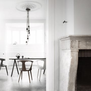Mass Light NA6 pendel - svart marmor/vit, nero marquina - &Tradition