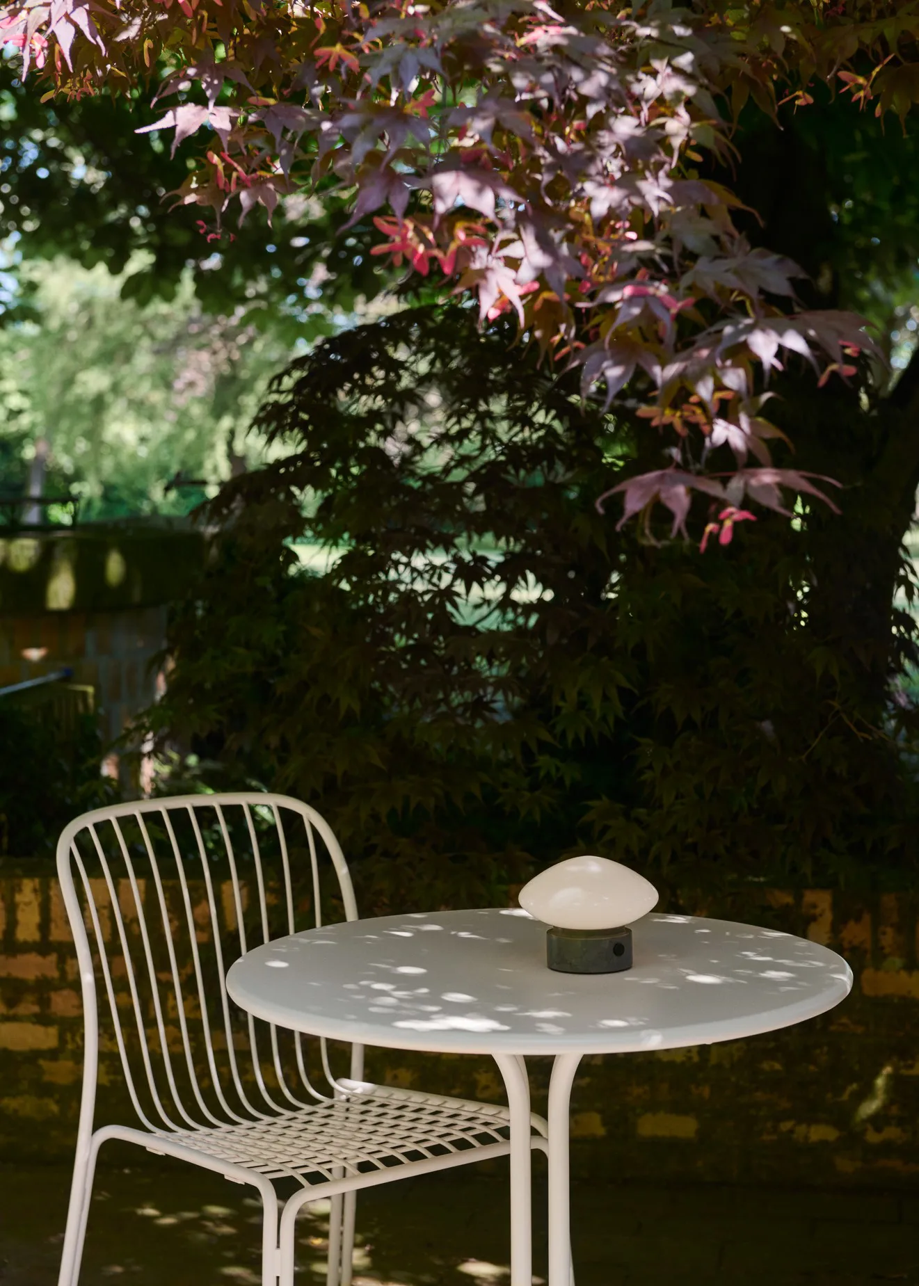 Mist AP21 portabel lampa 12 cm, Grigio Caldo-opal glass &Tradition