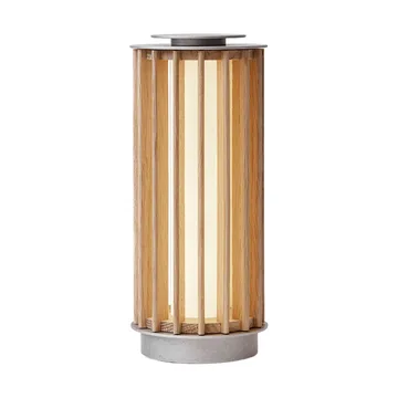 Numbra TY3 portabel bordslampa - Lackerad ek-trumlad aluminium - &Tradition