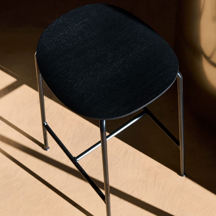 Pavilion AV37 barpall 68 cm, Black-black lacquered oak &Tradition