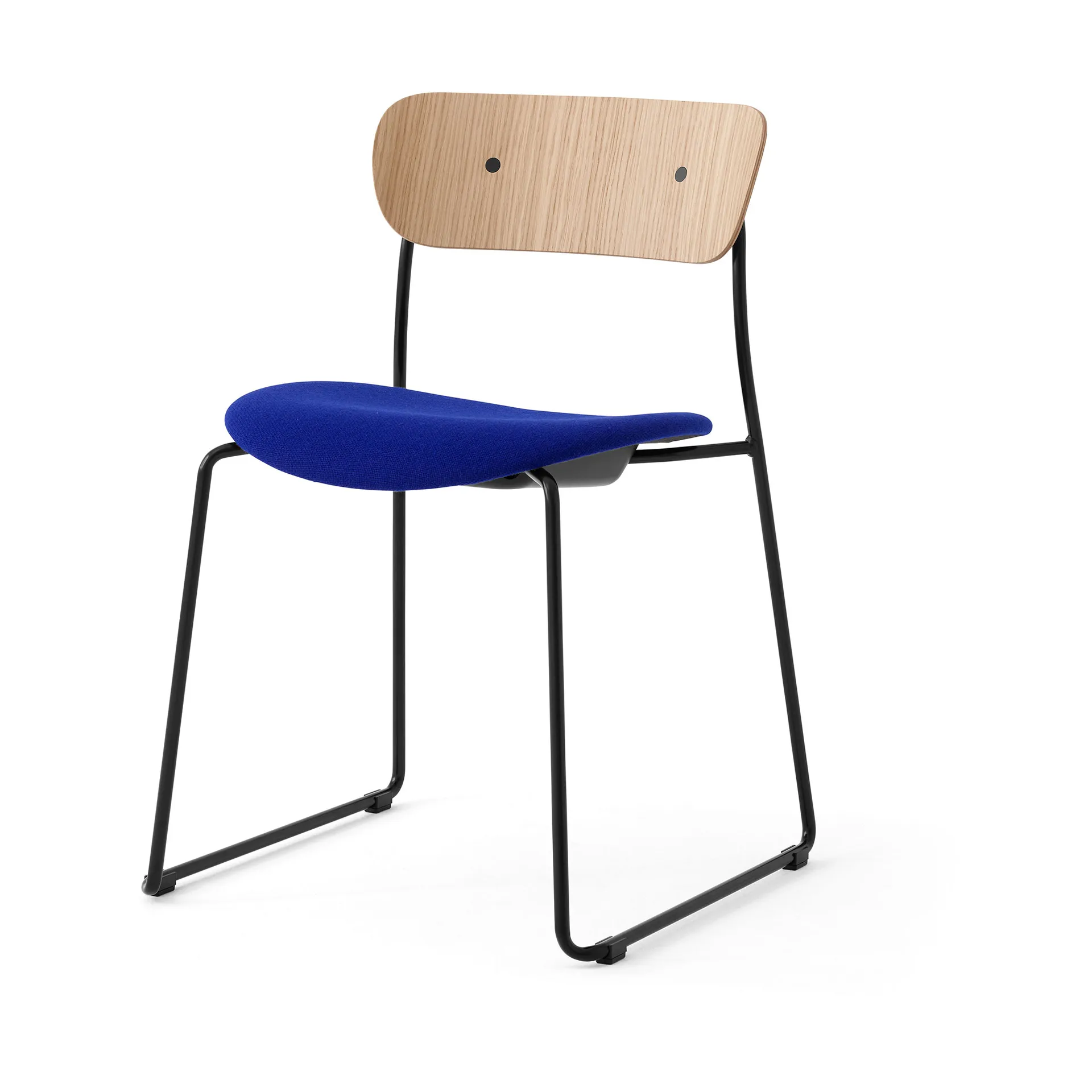 Pavilion AV52 stol klädd sits, Black-Hallingdal 0753 &Tradition