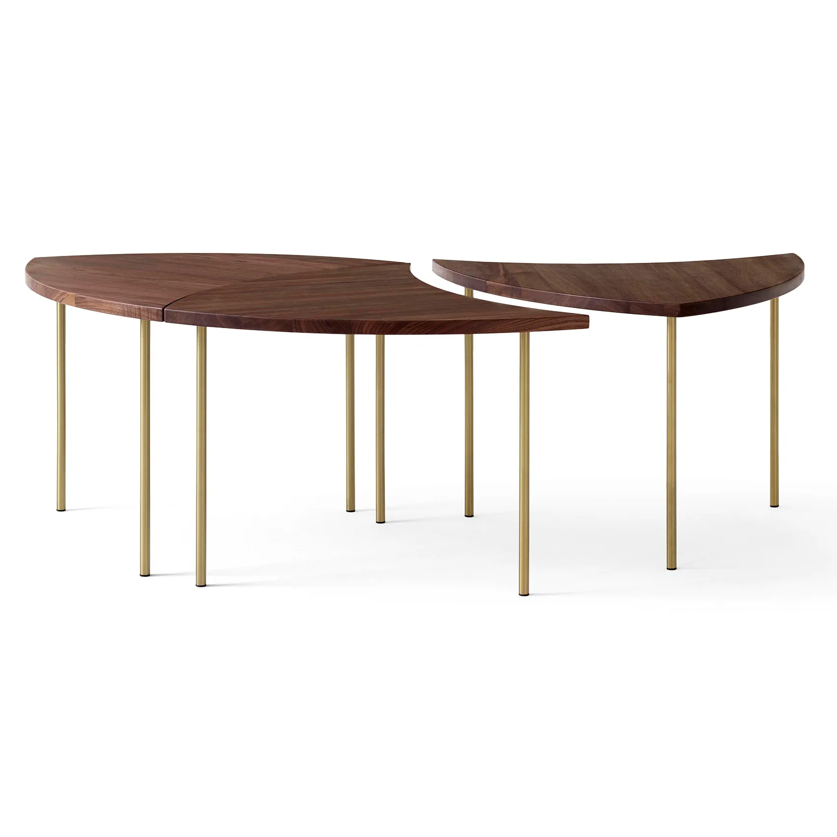 Pinwheel sidobord HM7, Valnöt &Tradition