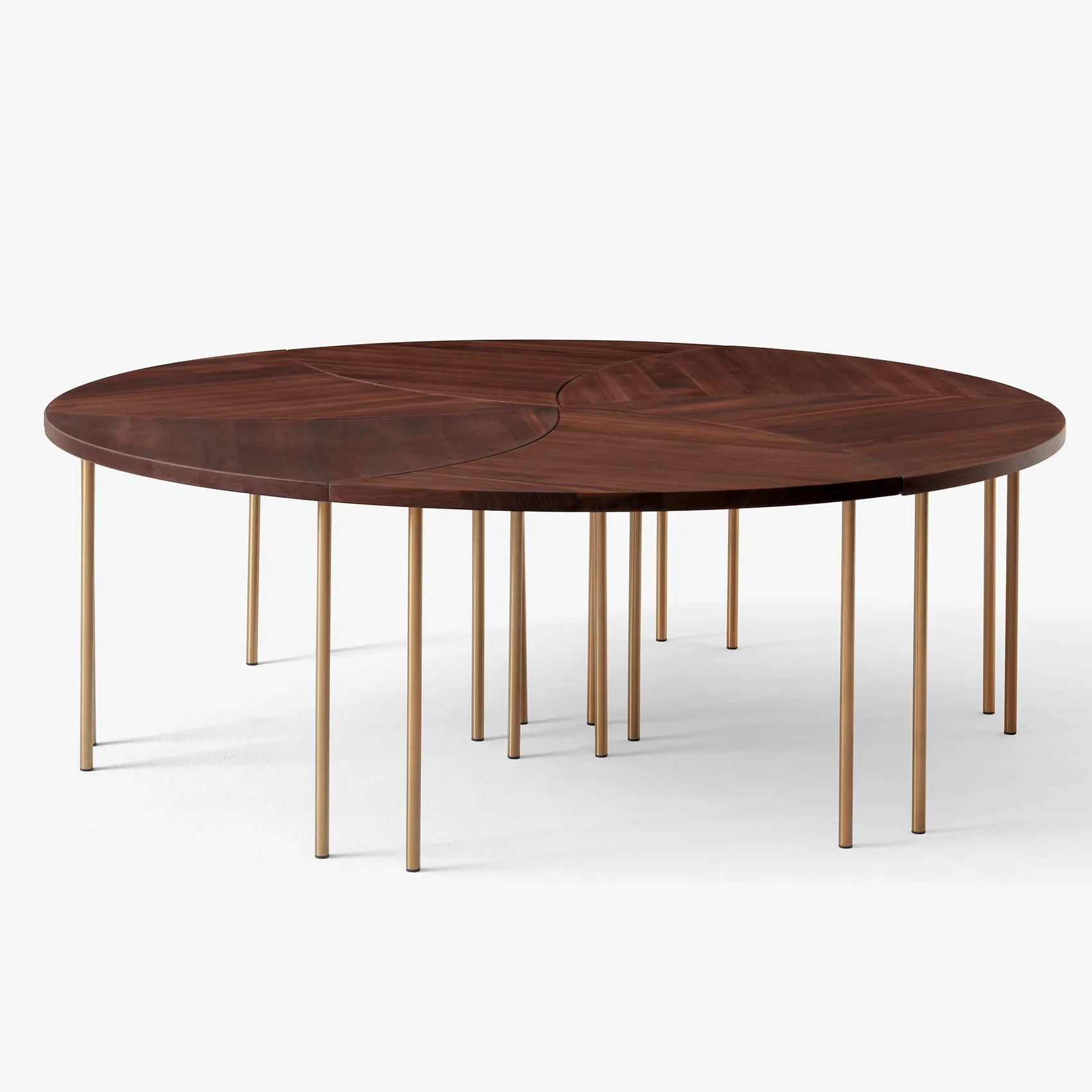 Pinwheel sidobord HM7, Valnöt &Tradition