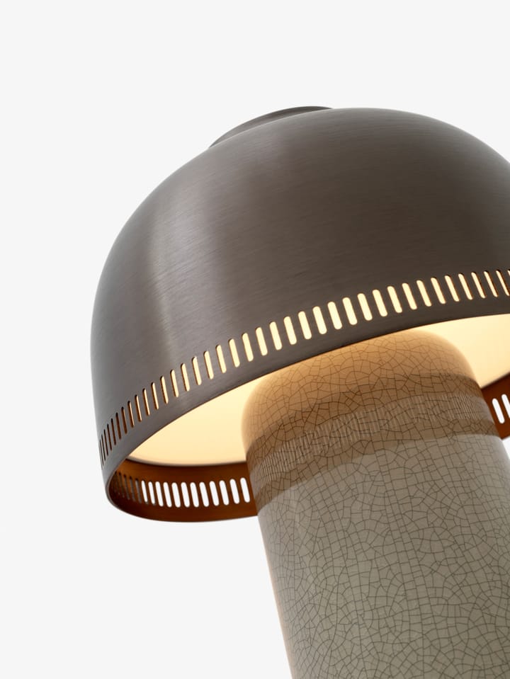 Raku SH8 bordslampa, Beige Grey & Bronze &Tradition