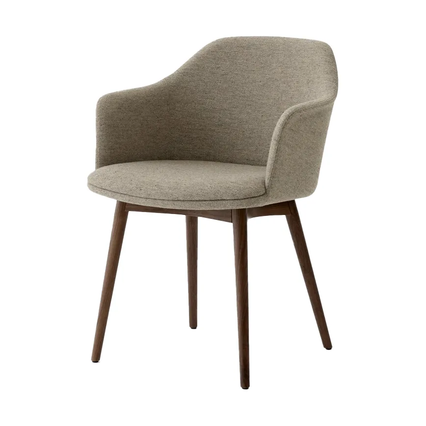 Rely HW79 karmstol, Hallingdal 220 beige-valnötsbas &Tradition