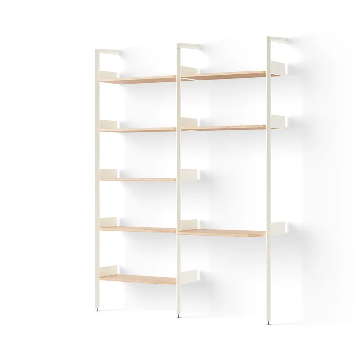 Rombe hylla konfiguration B alabaster-lackad ek - &Tradition