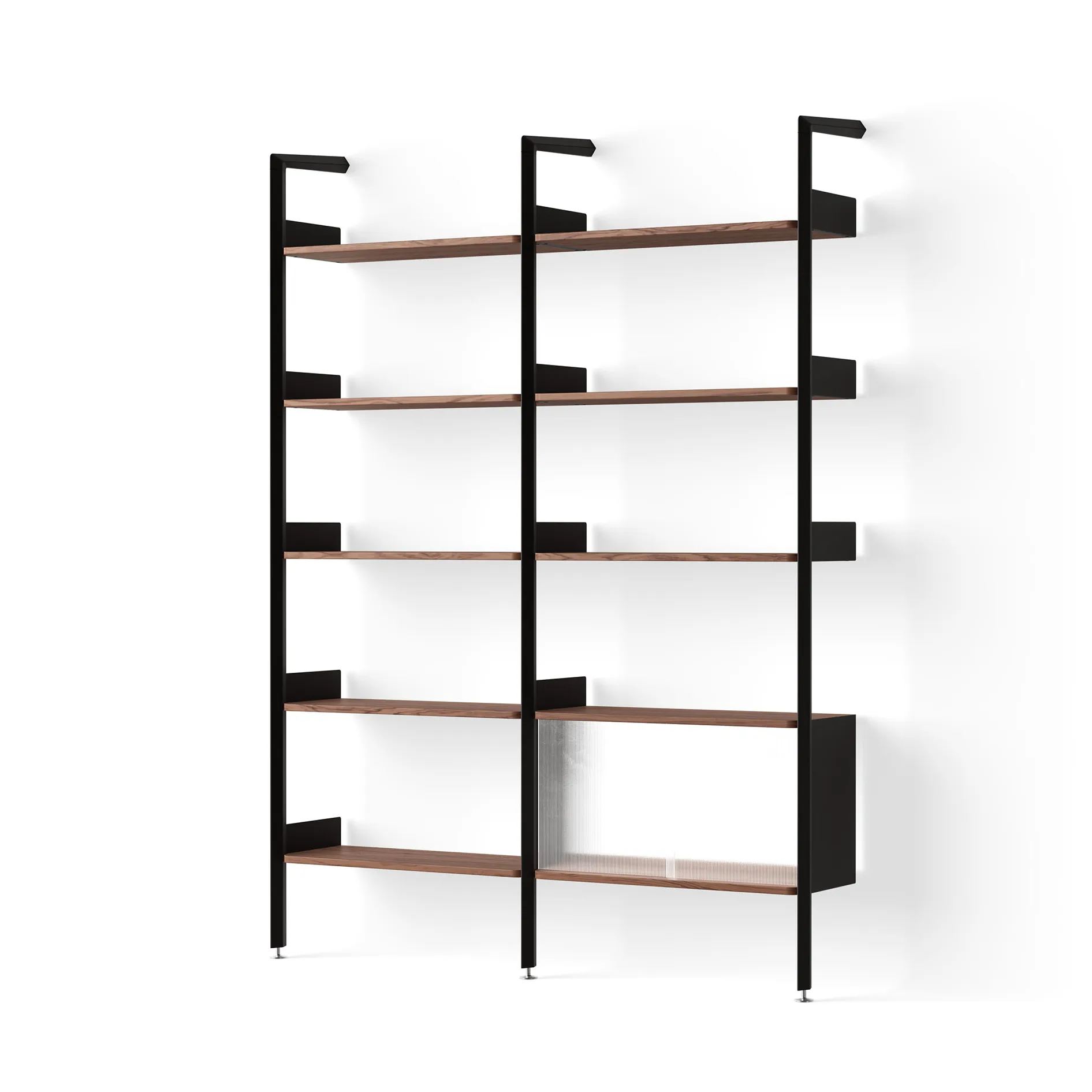 Rombe hylla konfiguration C antracit-lackad valnöt &Tradition