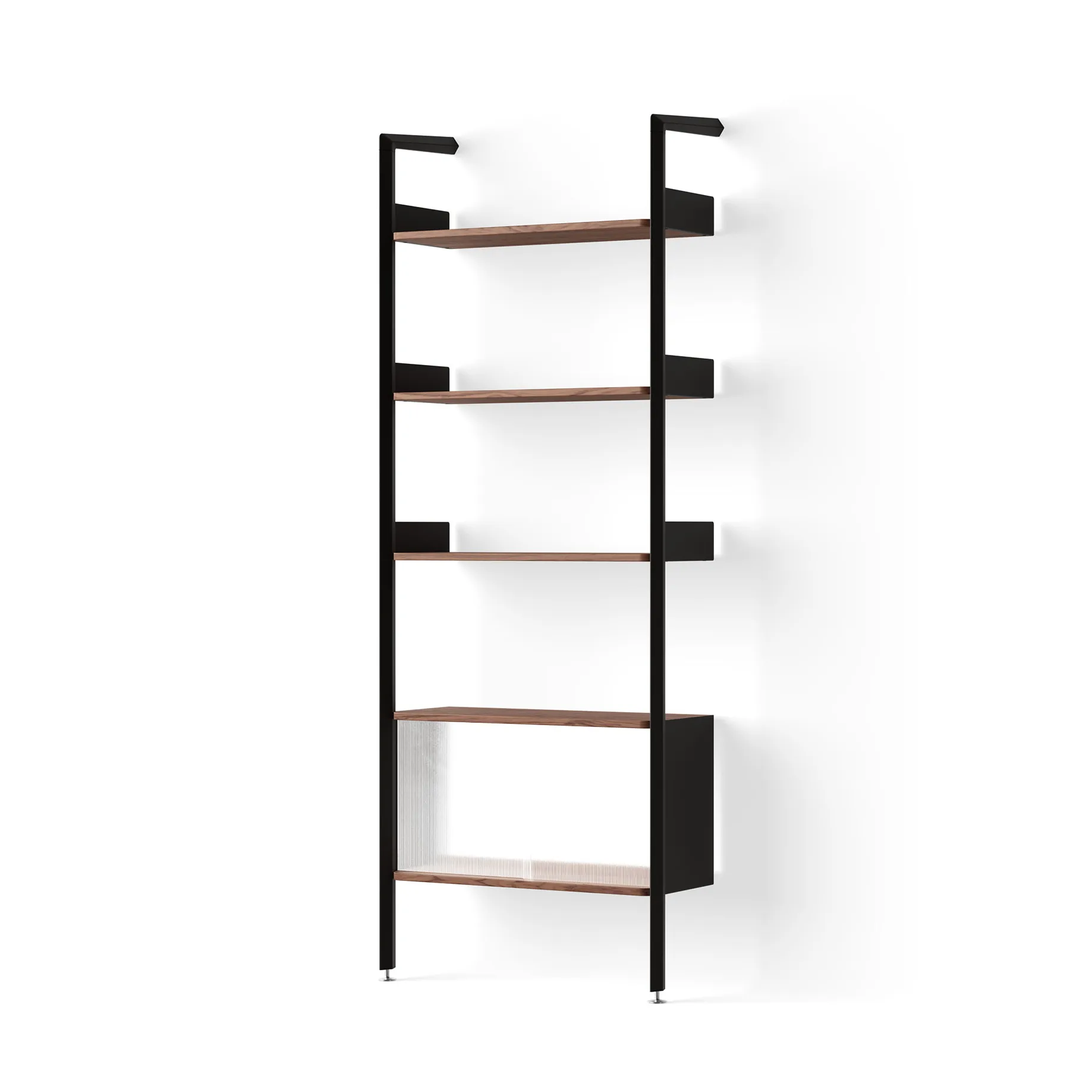 Rombe IF3 hylla med skåp antracit-lackad valnöt &Tradition